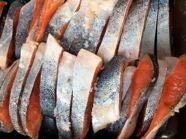 Salted salmon fillets, 5 pieces